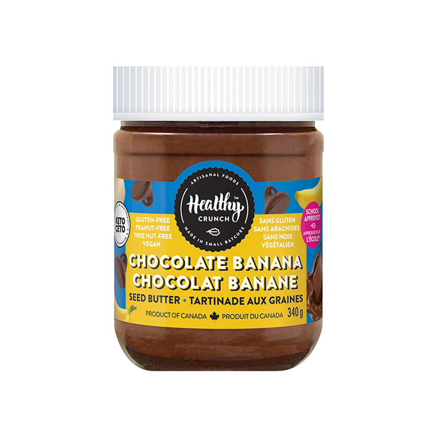 Healthy Crunch Keto Chocolate Banana Seed Butter, 340g