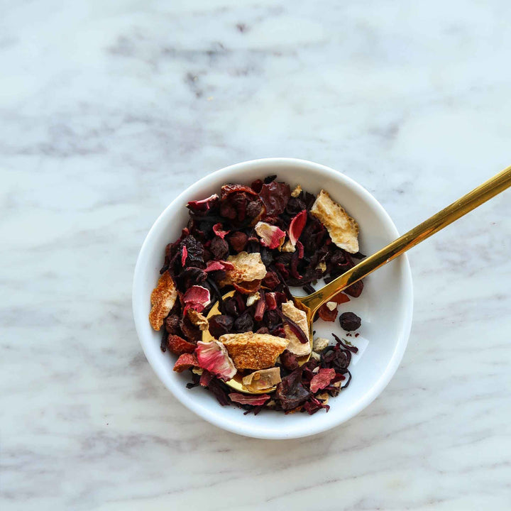 Lake & Oak Tea Co. Rose Schisandra Glow Superfood Tea Blend, 75g