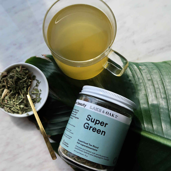 Lake & Oak Tea Co. Super Green Tea Blend, 75g