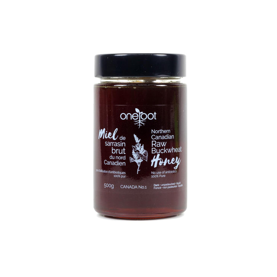 Oneroot Raw Buckwheat Honey, 500g