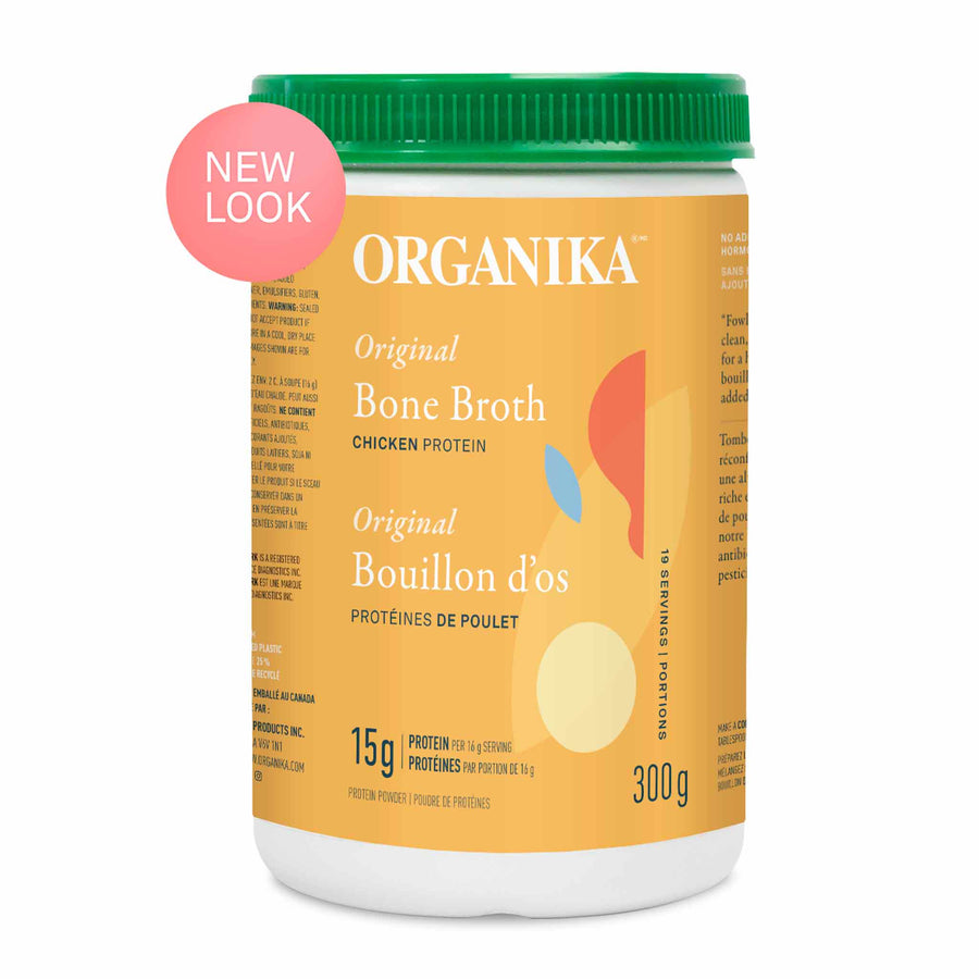 Organika Bone Broth Chicken with Turmeric & Black Pepper, 300g