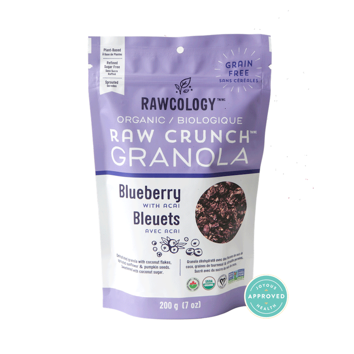Rawcology Organic Blueberry with Acai Granola, 200g