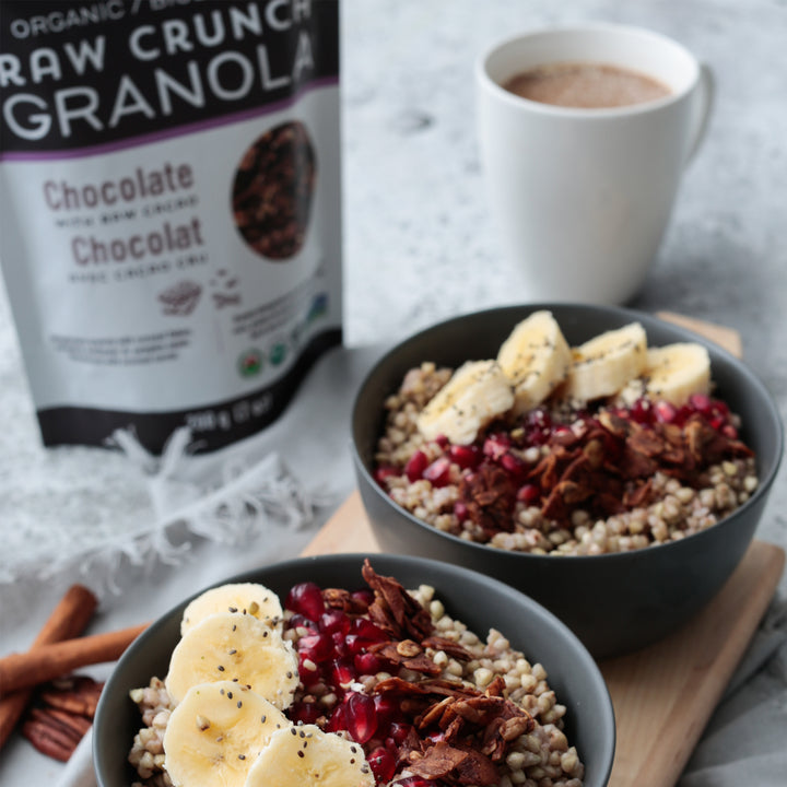 Rawcology Organic Chocolate with Raw Cacao Granola, 200g