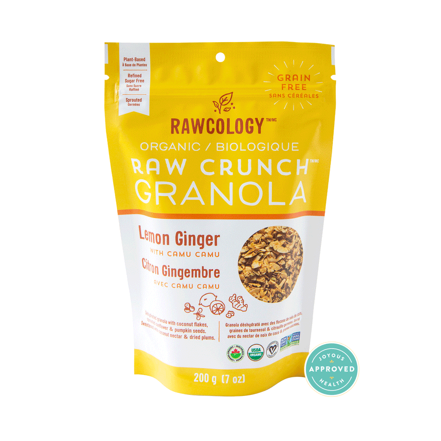 Rawcology Organic Lemon Ginger Granola, 200g