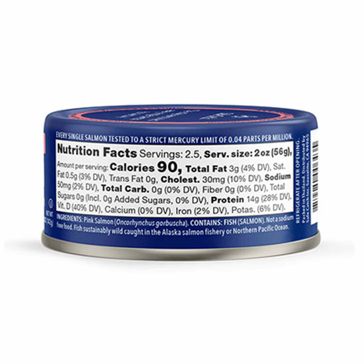 Safe Catch Unsalted Wild Pink Salmon, 142g