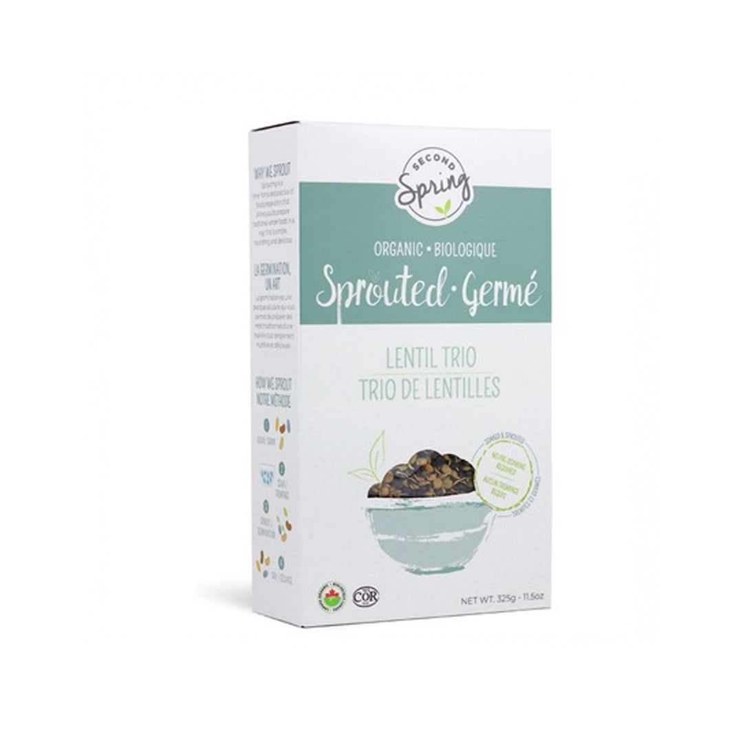 Second Spring Sprouted Lentil Trio, 325g