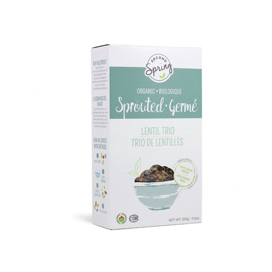 Second Spring Sprouted Lentil Trio, 325g