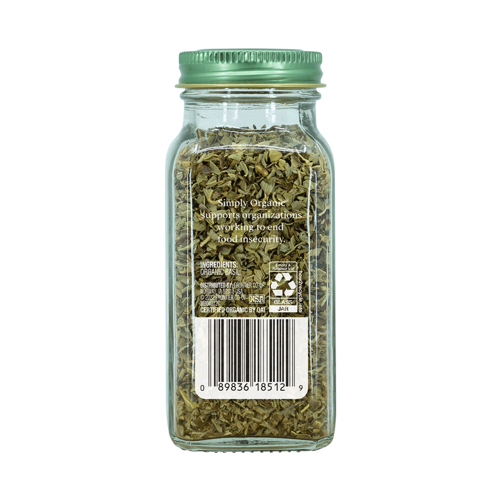 Simply Organic Basil, 15g