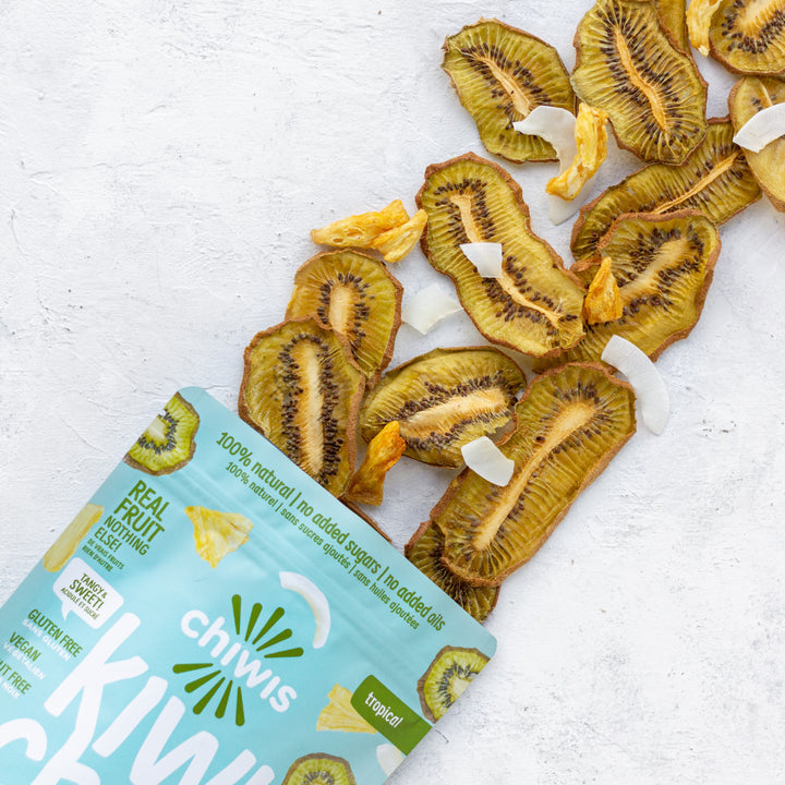 Chiwis Tropical Kiwi Chips, 50g