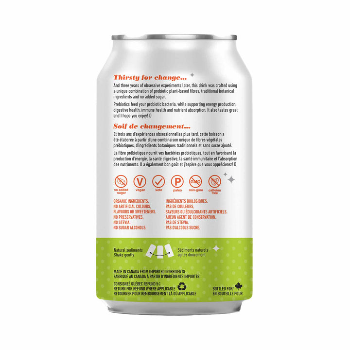 Crazy D's Ginga' Kick Sparkling Prebiotic, 4x355ml