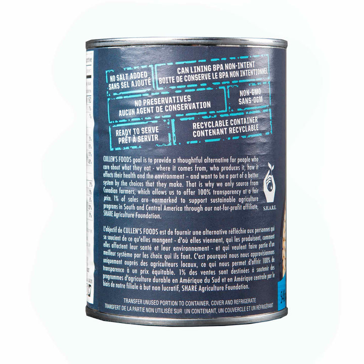 Cullen's Organic Navy Beans, 540ml