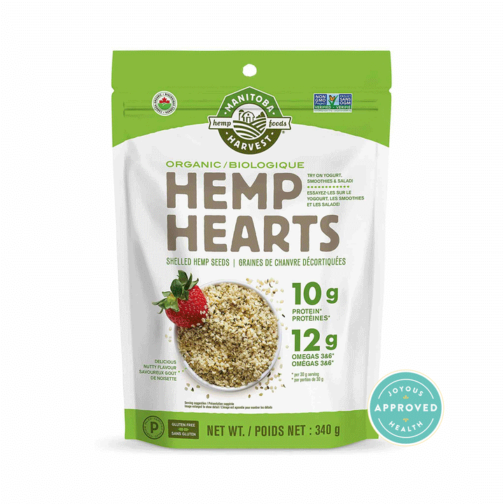 Manitoba Harvest Organic Hemp Hearts, 340g