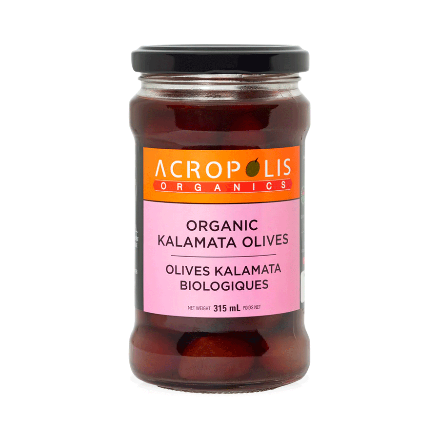 Acropolis Organics Whole Kalamata Olives, 315ml
