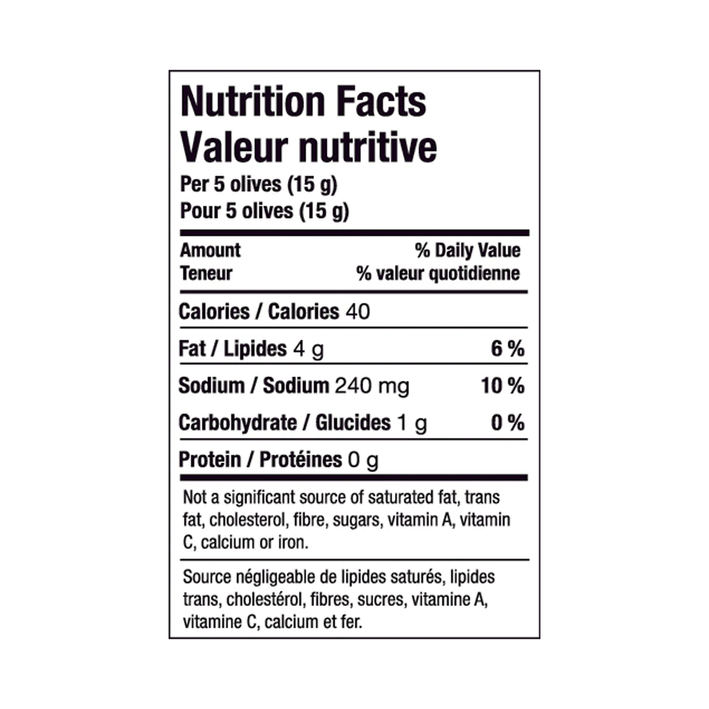 Acropolis Organics Whole Kalamata Olives, 315ml
