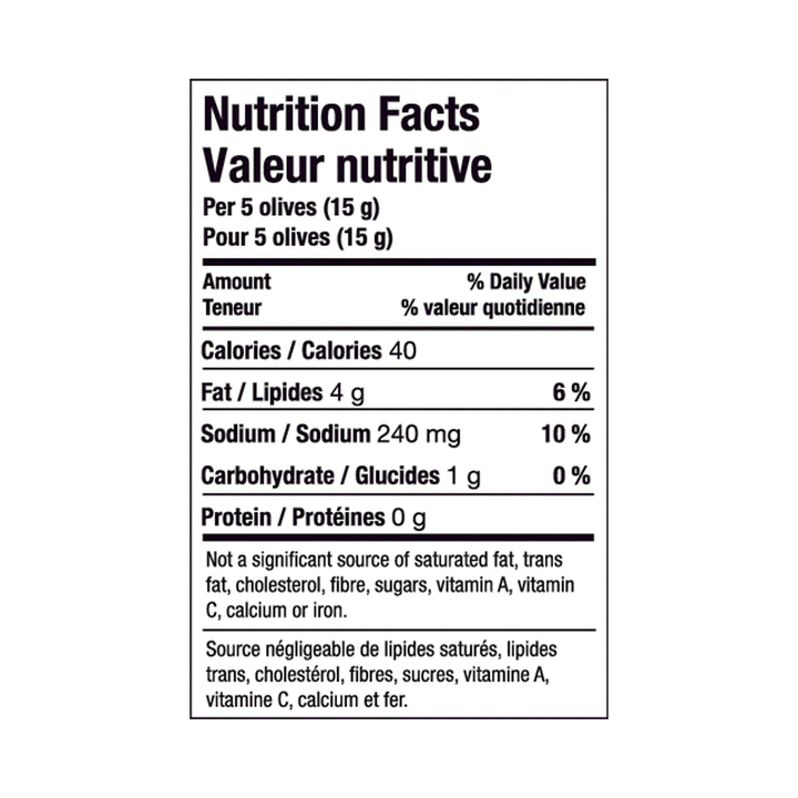 Acropolis Organics Whole Kalamata Olives, 315ml