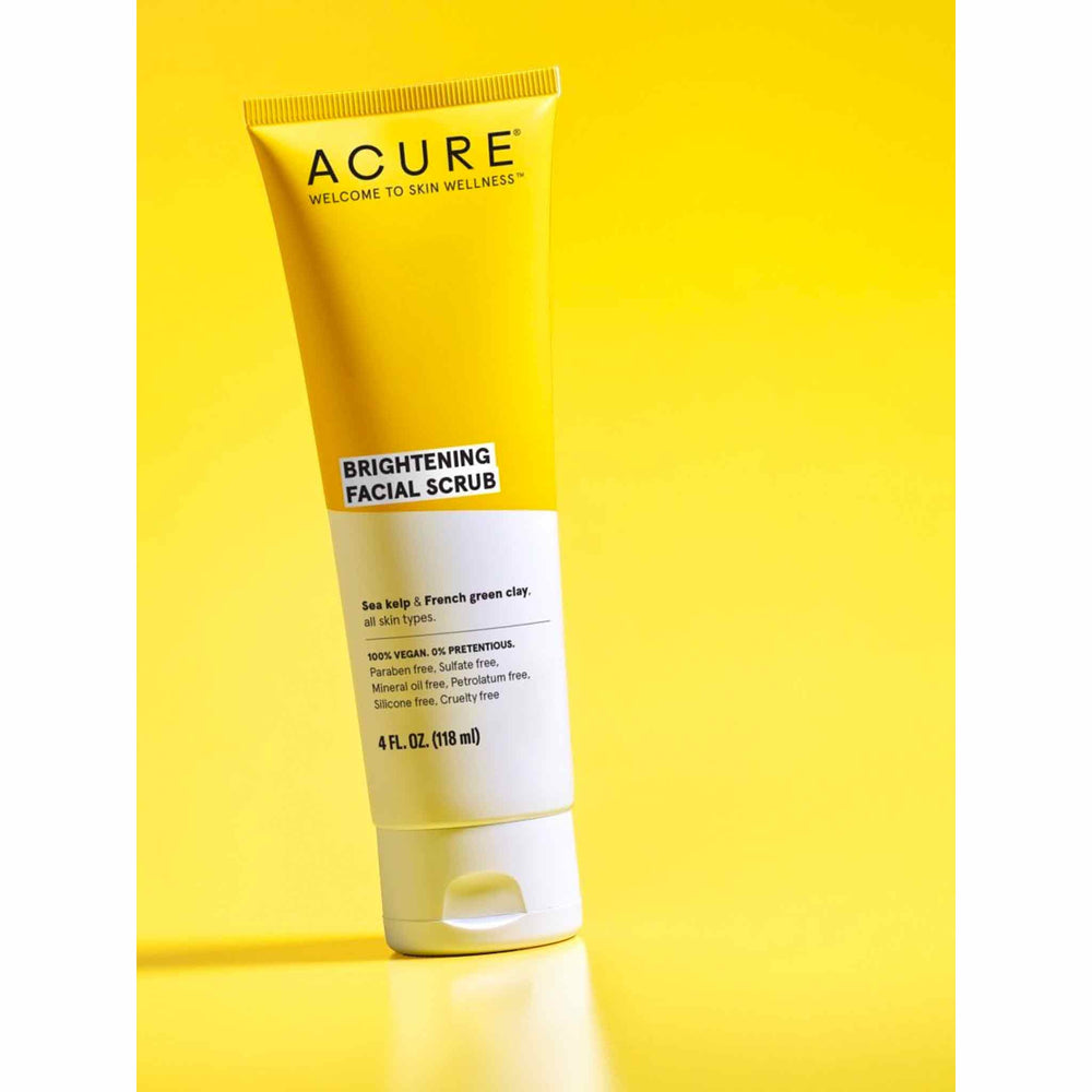 Acure Brightening Facial Scrub, 118ml