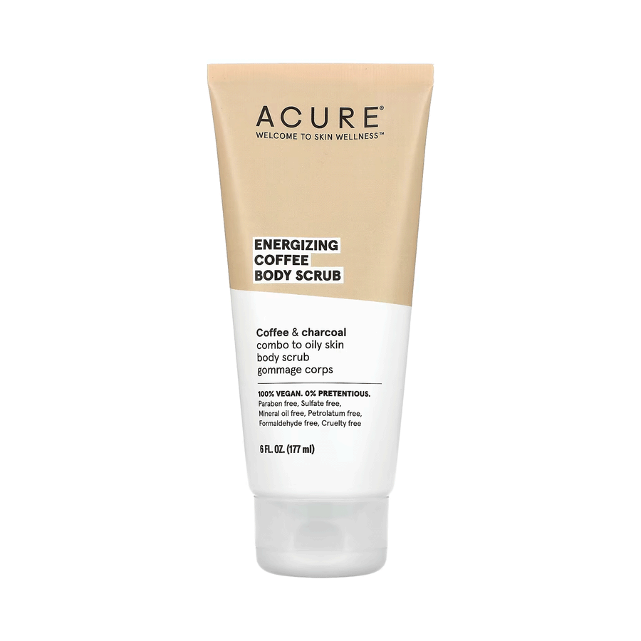 Acure Energizing Coffee Body Scrub, 177ml