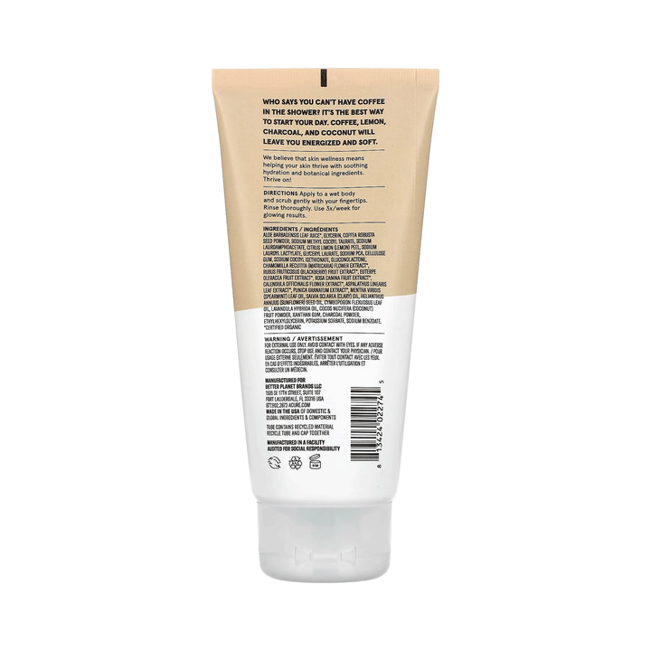 Acure Energizing Coffee Body Scrub, 177ml