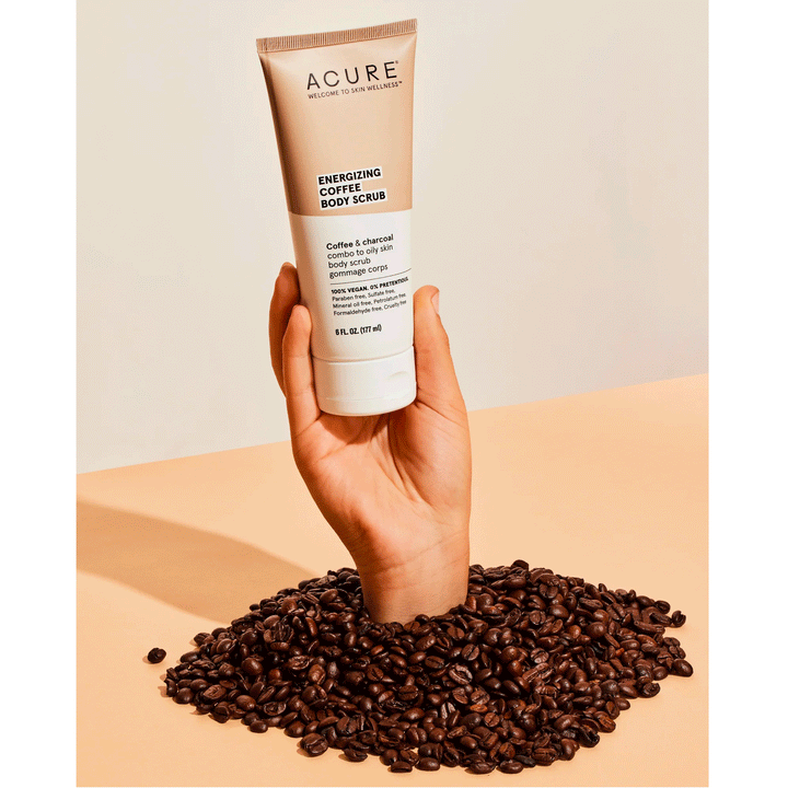Acure Energizing Coffee Body Scrub, 177ml