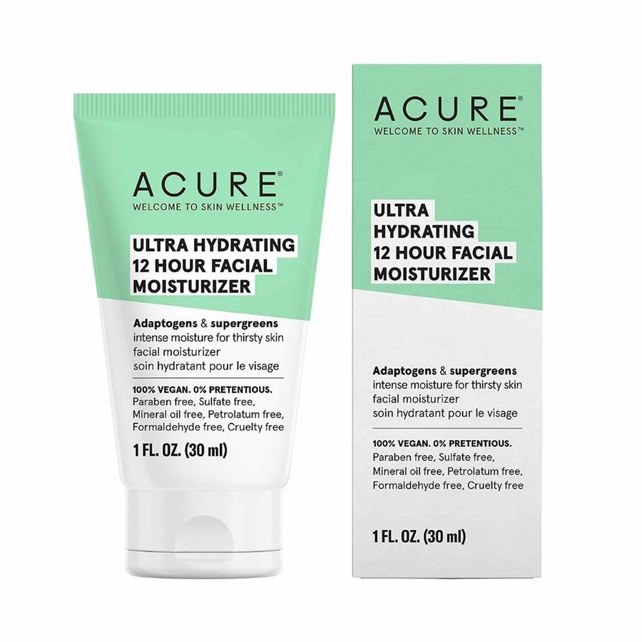 Acure Ultra Hydrating 12hr Facial Moisturizer, 30ml