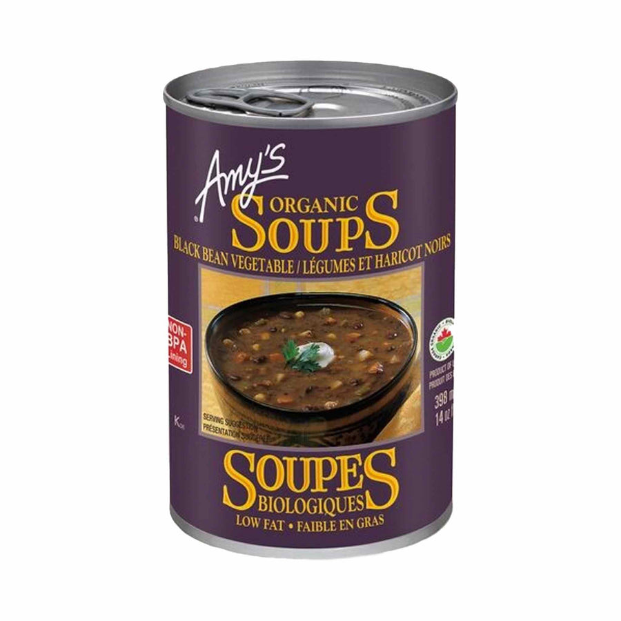 Amy's Kitchen Organic Black Bean Vegetable Soup, 398ml