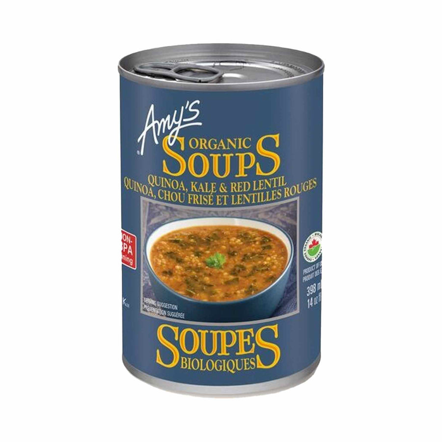 Amy's Kitchen Organic Quinoa, Kale & Red Lentil Soup, 398ml