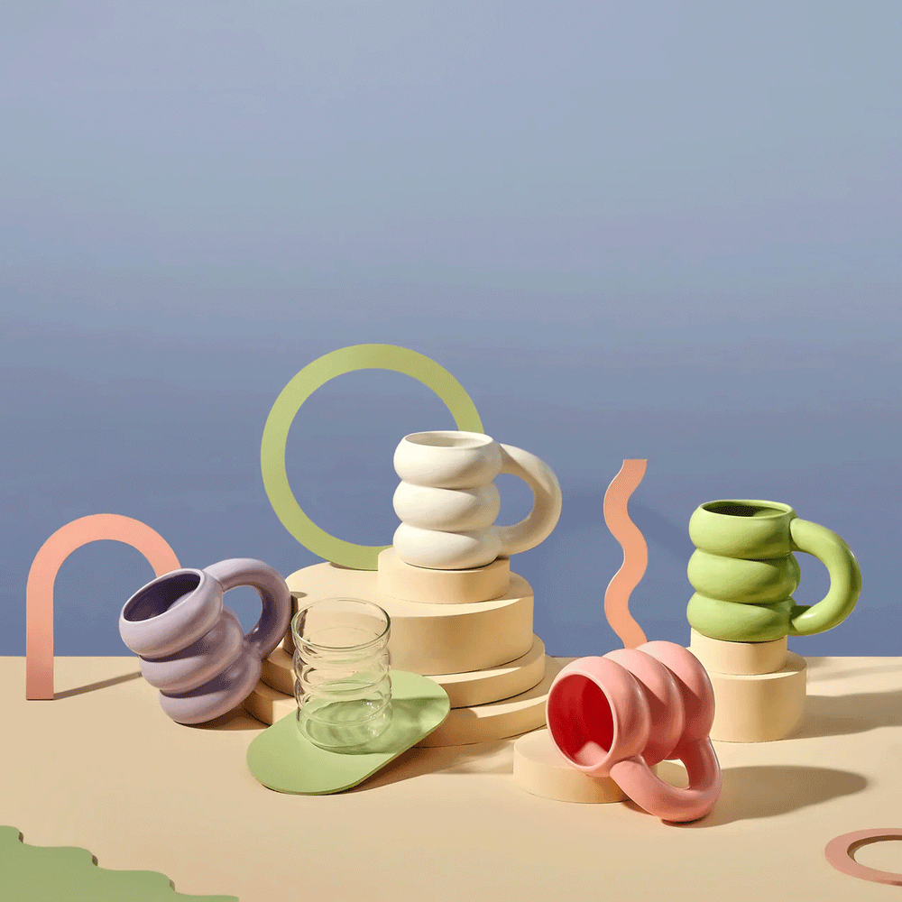 Blume Cloud Mug - Green