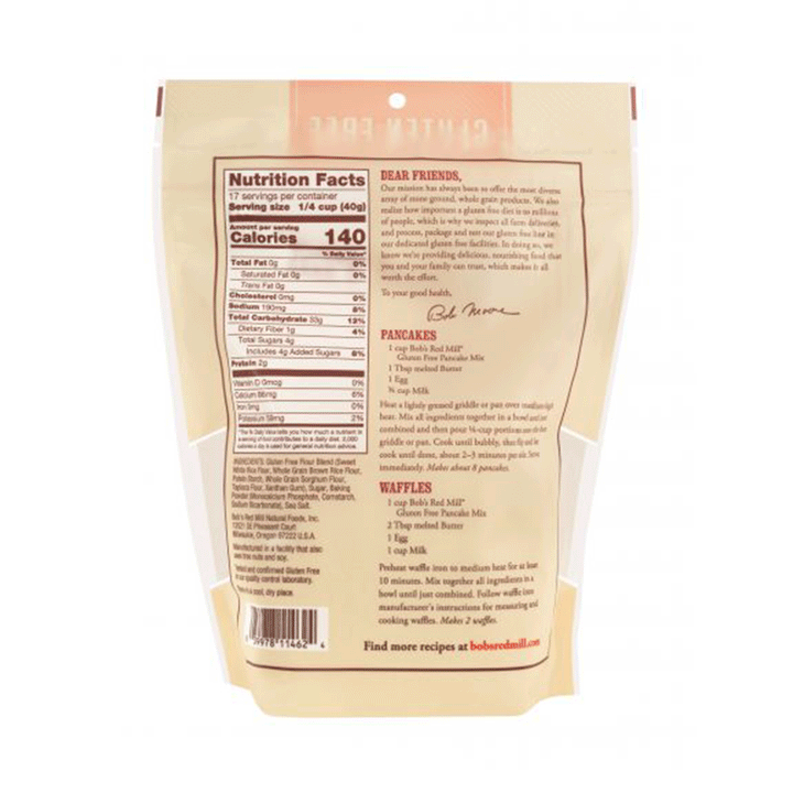 Bob's Red Mill Gluten-Free Pancake Mix, 680g