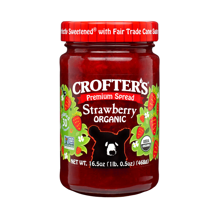 Organic Strawberry Premium Spread, 383ml