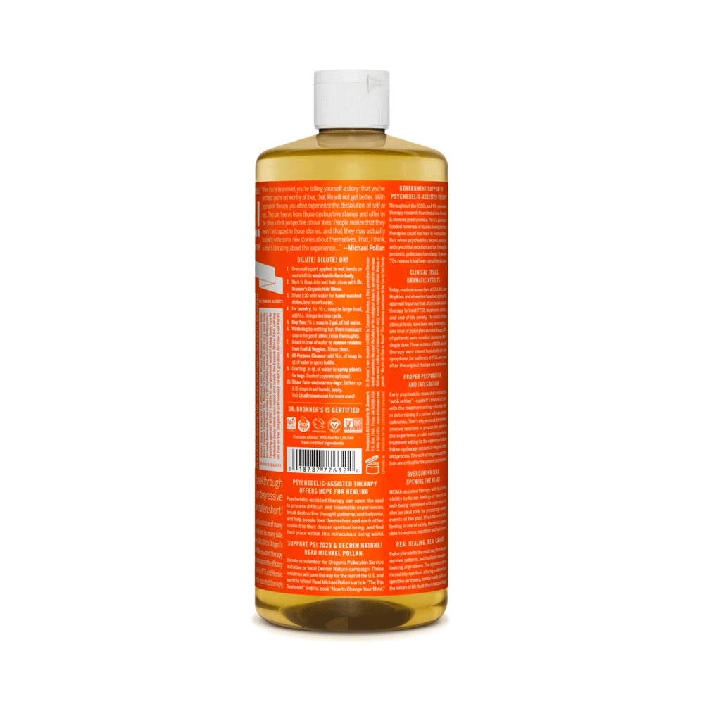 Dr. Bronner's Organic 18-In-1 Pure Castille Soap - Tea Tree, 473ml