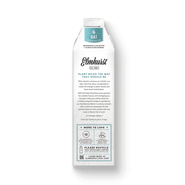 Elmhurst Oat Barista, 946ml