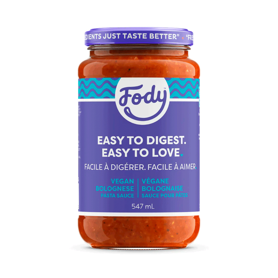 Fody Plant-Based Vegan Bolognese Pasta Sauce, 547ml