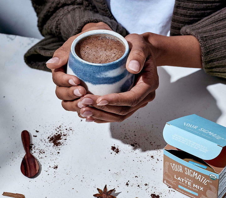 Four Sigmatic Chai Latte Mix With Turkey Tail and Reishi, 10x6g Sachets