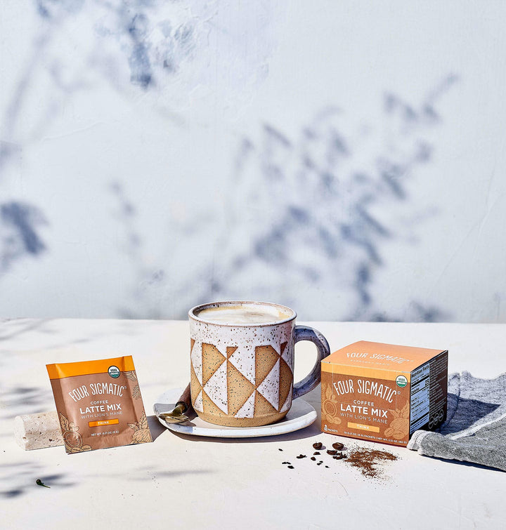 Four Sigmatic Coffee Latte Mix With Lion's Mane - Think, 10x6g Sachets