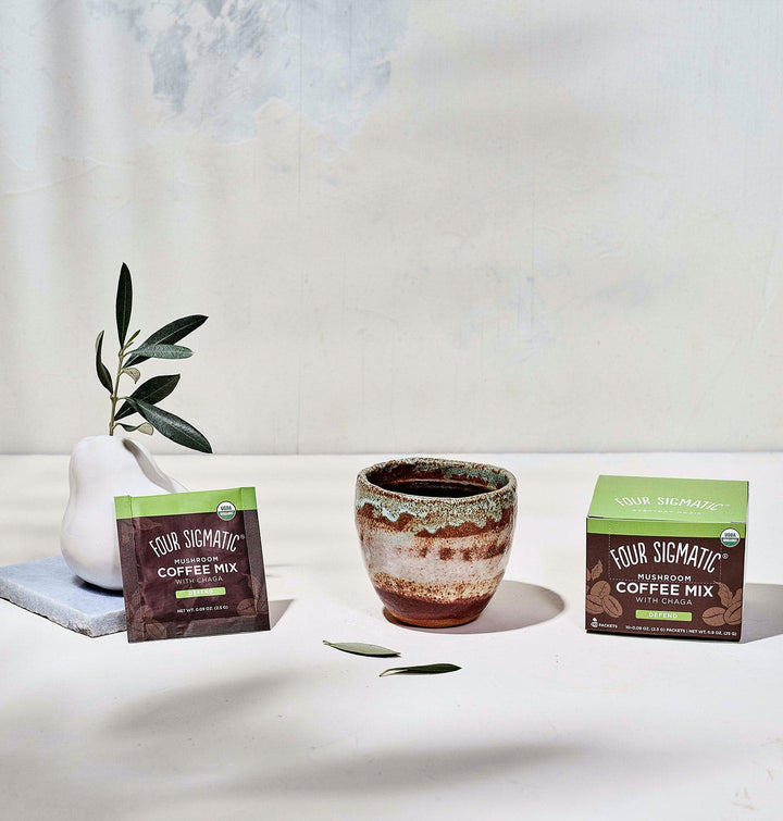 Four Sigmatic Mushroom Coffee With Chaga and Cordyceps, 10x2.5g Sachets