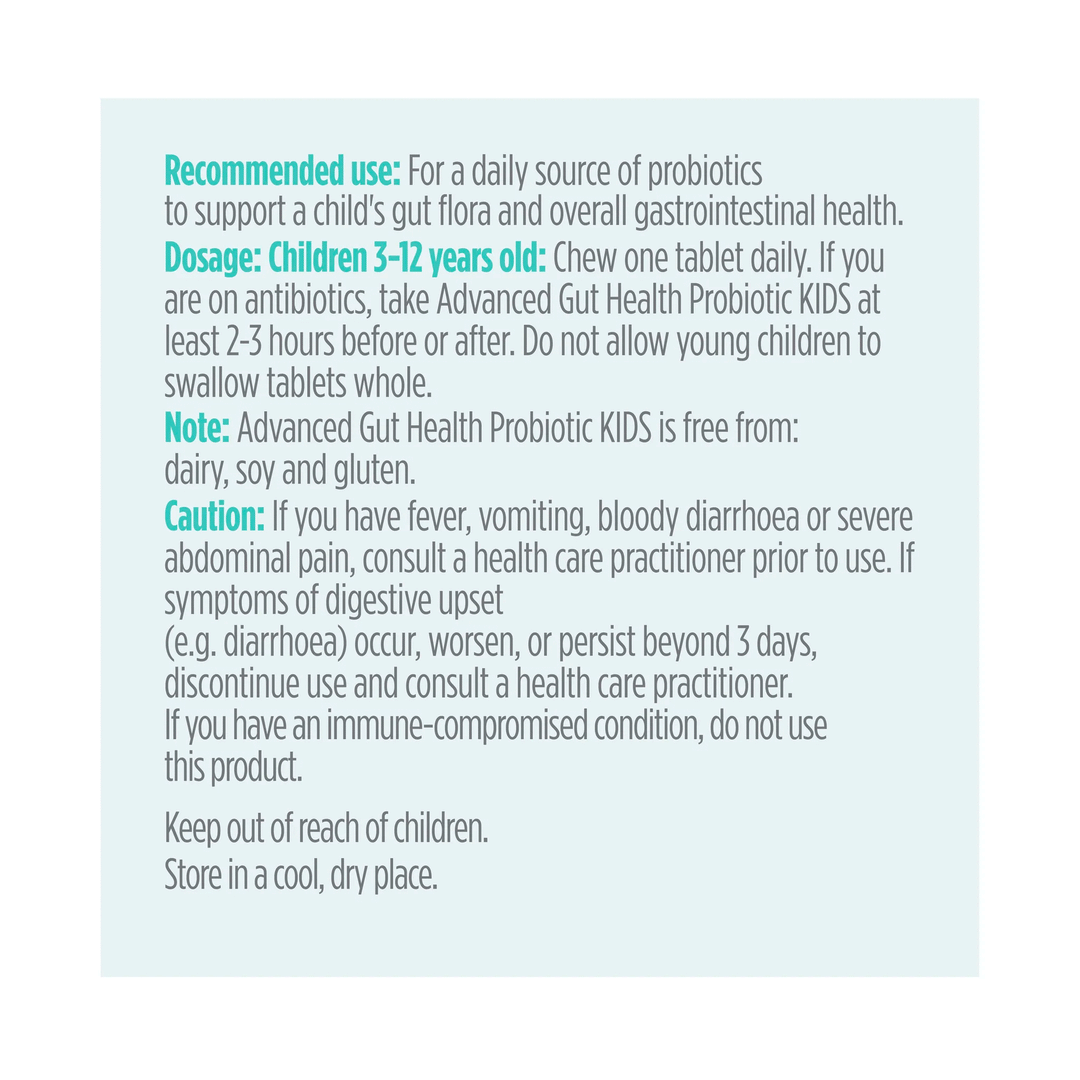 Genuine Health Kids Probiotic - Lemonade - 5 Billion CFU Daily, 30 Chewables