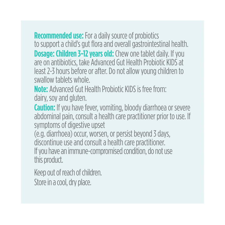 Genuine Health Kids Probiotic - Lemonade - 5 Billion CFU Daily, 30 Chewables