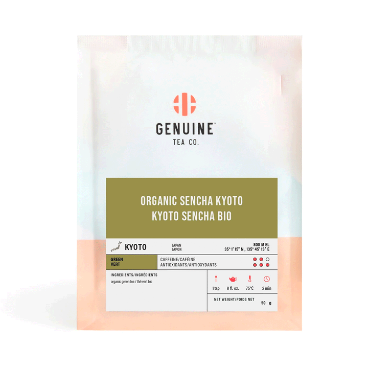 Genuine Tea Organic Sencha Kyoto - Green Tea, 50g