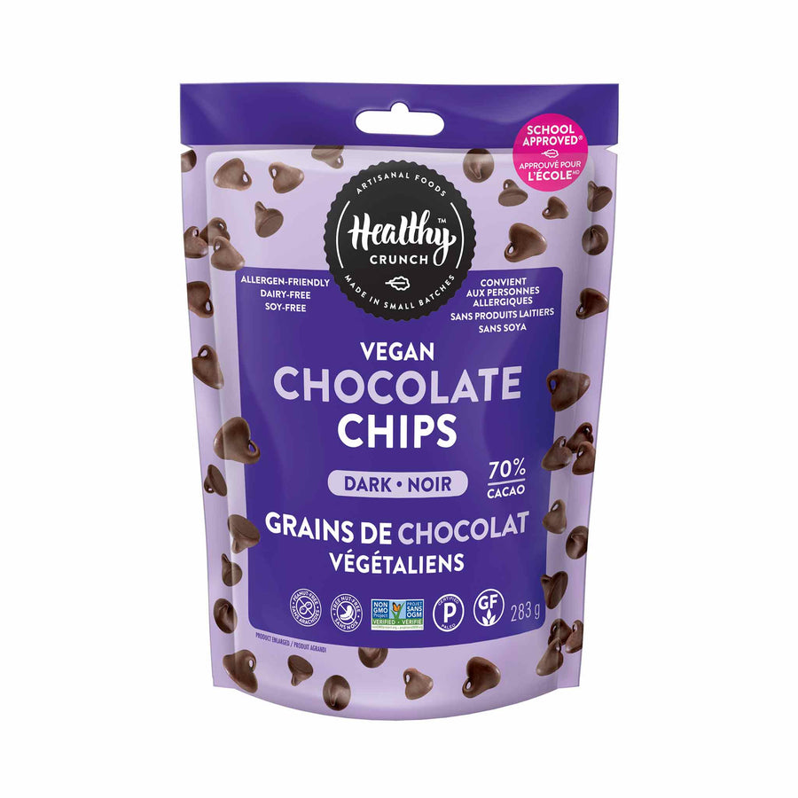 Healthy Crunch Vegan Dark Chocolate Chips, 283g