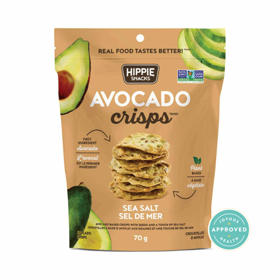 Hippie Snacks Sea Salt Avocado Crisps, 70g