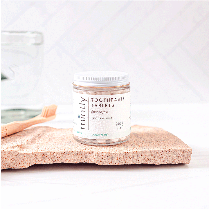 Mintly Fluoride Free Toothpaste Tablets - 4-Month Supply, 240 Tablets