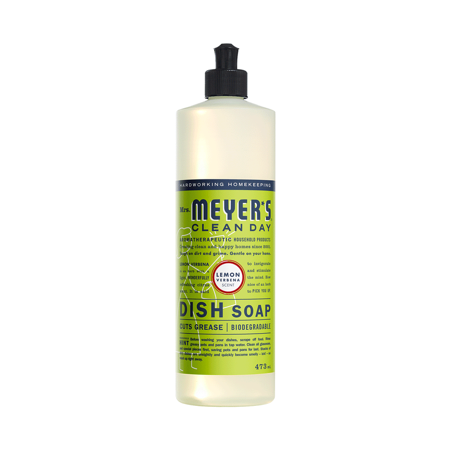 Mrs. Meyers Lemon Verbena Dish Soap, 473ml