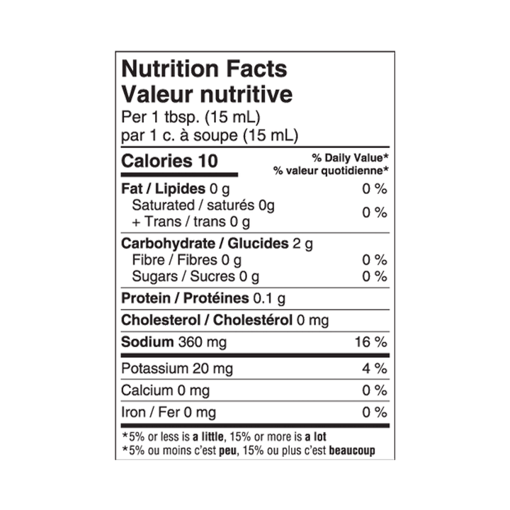 Copy of Naked Natural Foods Organic Coconut Aminos - Perfectly Salted (Soy Sauce Substitute), 473mlNaked & Saucy Organic Soy Sauce Substitute - Perfectly Salted, 473ml