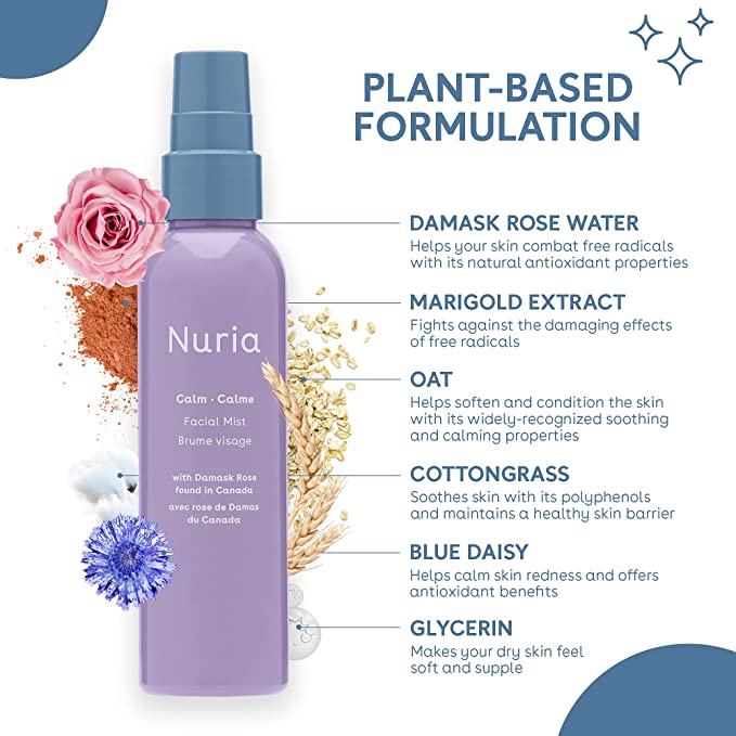 Nuria Beauty Calm Facial Mist, 25ml