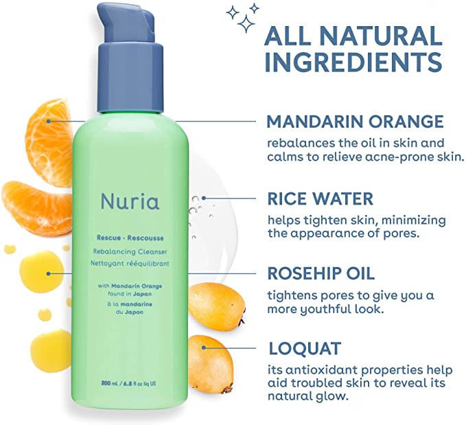 Nuria Beauty Rescue Rebalancing Cleanser, 200ml