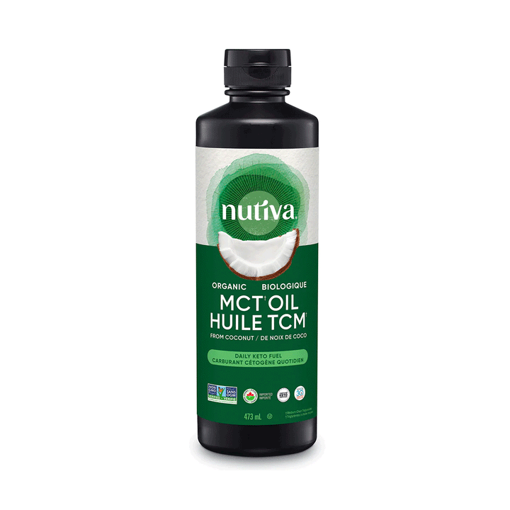 Nutiva Organic Coconut MCT Oil, 473ml