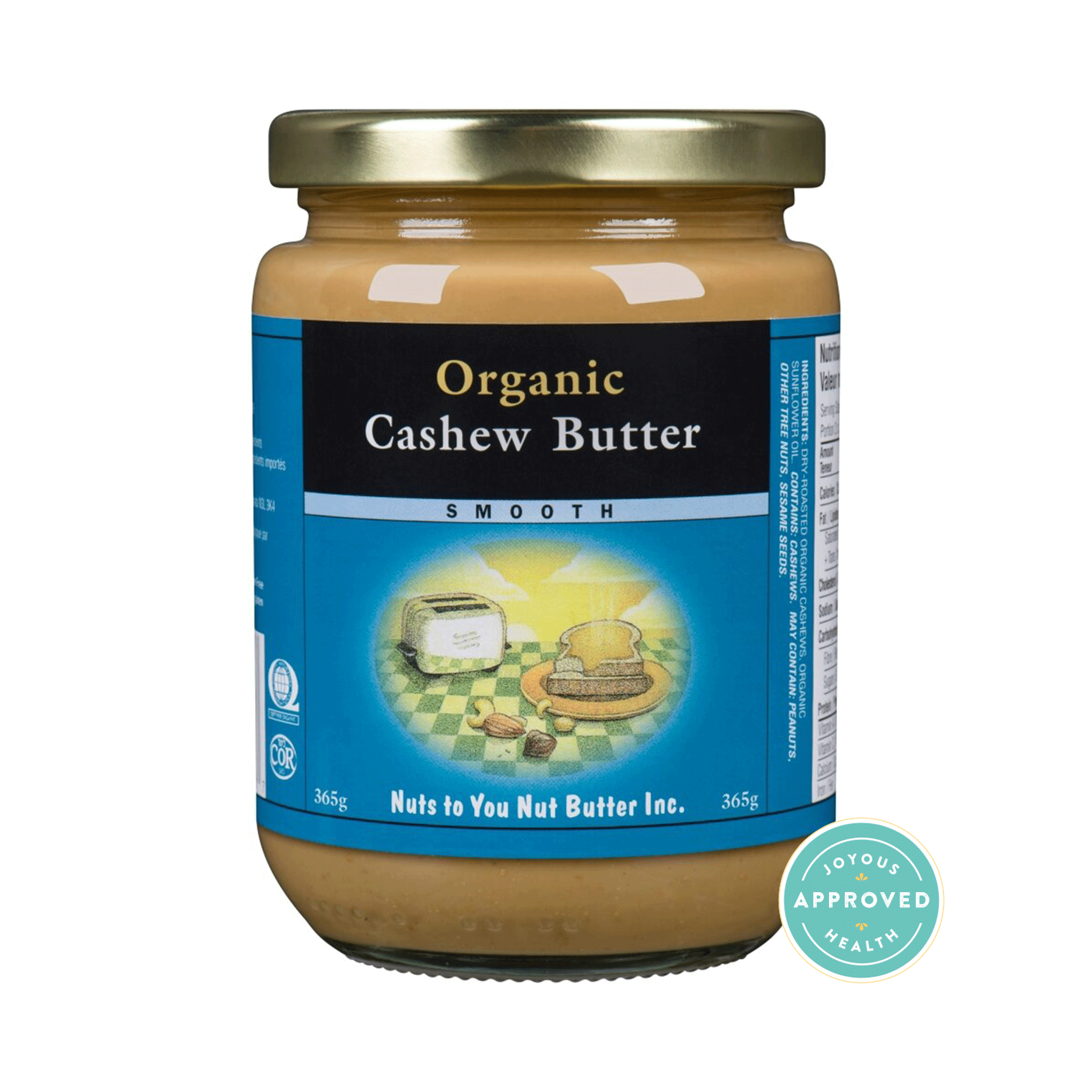 Nuts to You Cashew Butter, Smooth - 500 g