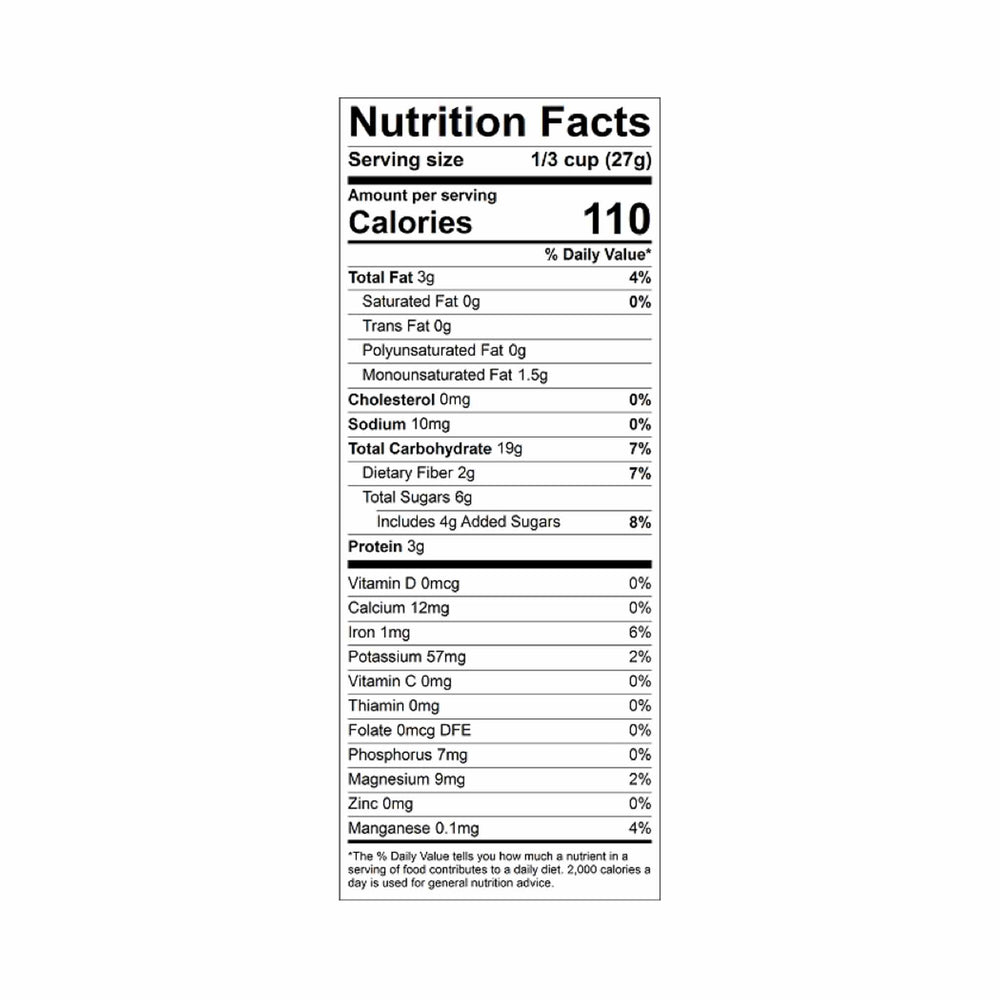 One Degree Sprouted Oat Granola - Quinoa Cacao, 312g