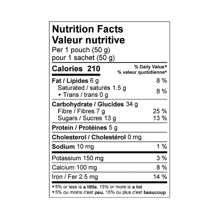 Prana Overnight Chia - Chocolatey Dream Organic Oat & Chia Mix, 250g