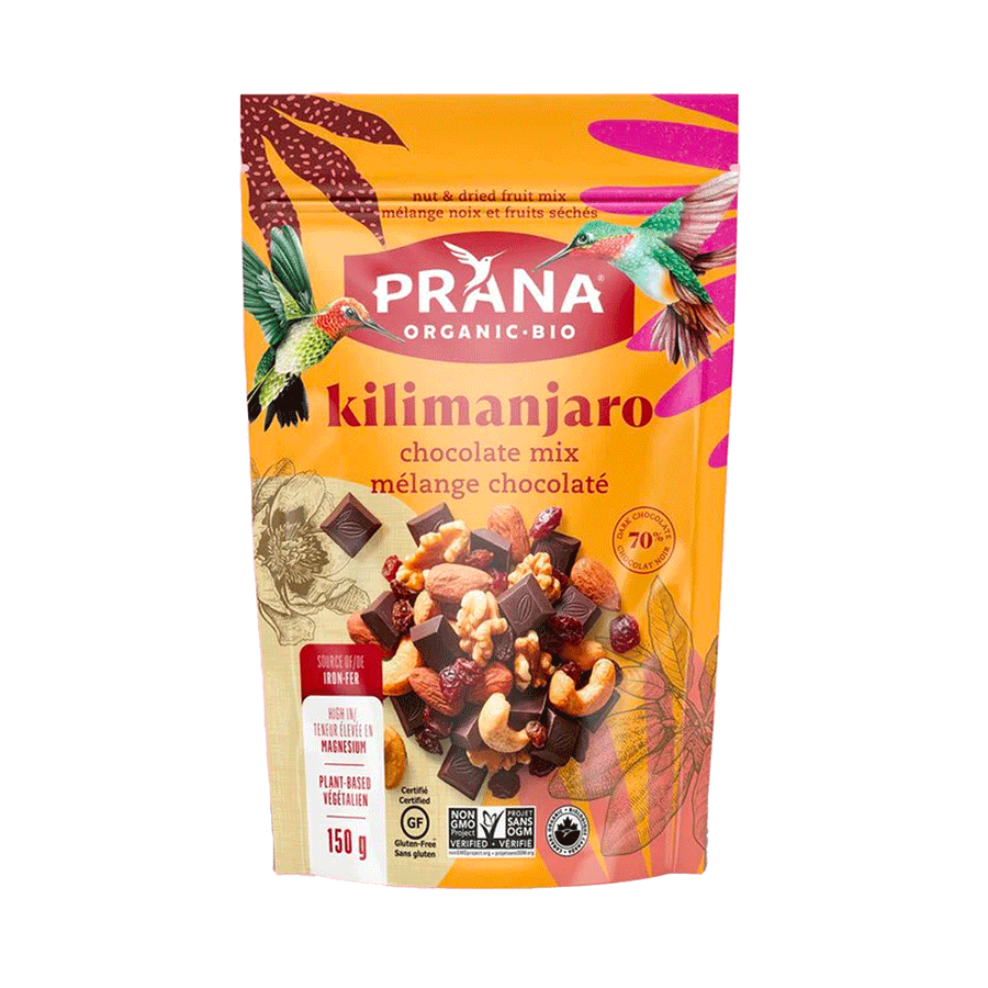 Prana Organic Kilimanjaro Deluxe Chocolate Mix, 150g